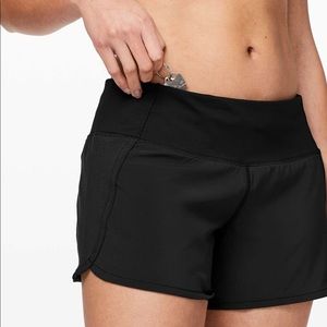 Lululemon Lululemon Run Times Short II - 4” in black. Size 6.